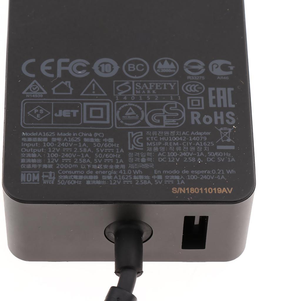 AC Power Adapter Charger 36W for Microsoft Surface Pro3/4 Laptop EU Plug