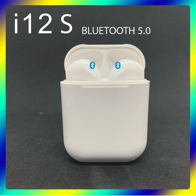 Tai nghe nhét tai bluetooth 5.0 i12 nhét tai Ecoking bản mới chip 6 jery ,nhỏ gọn tiện lợi có micro - Hàng Chính Hãng