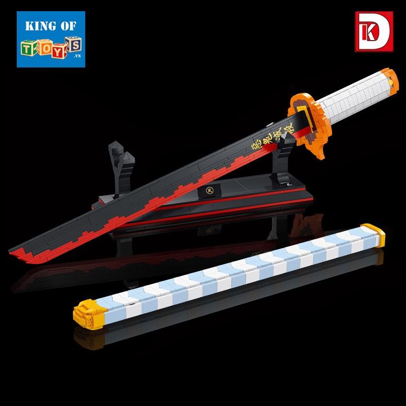 Đồ Chơi Lắp Ráp Kiểu LEGO Mô Hình Thanh Kiếm Viêm Trụ Demon Slayer Blade-Sun Wheel Với 790 Mảnh Ghép