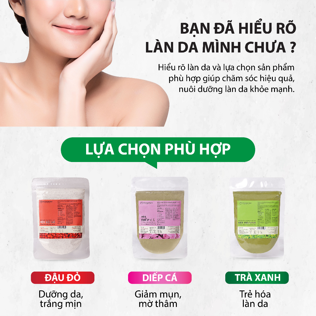 Bột Thuốc Bắc Trắng Da Đắp Mặt Nạ Ngăn Ngừa Mụn Và Giảm Thâm Nám MILAGANICS 100gr