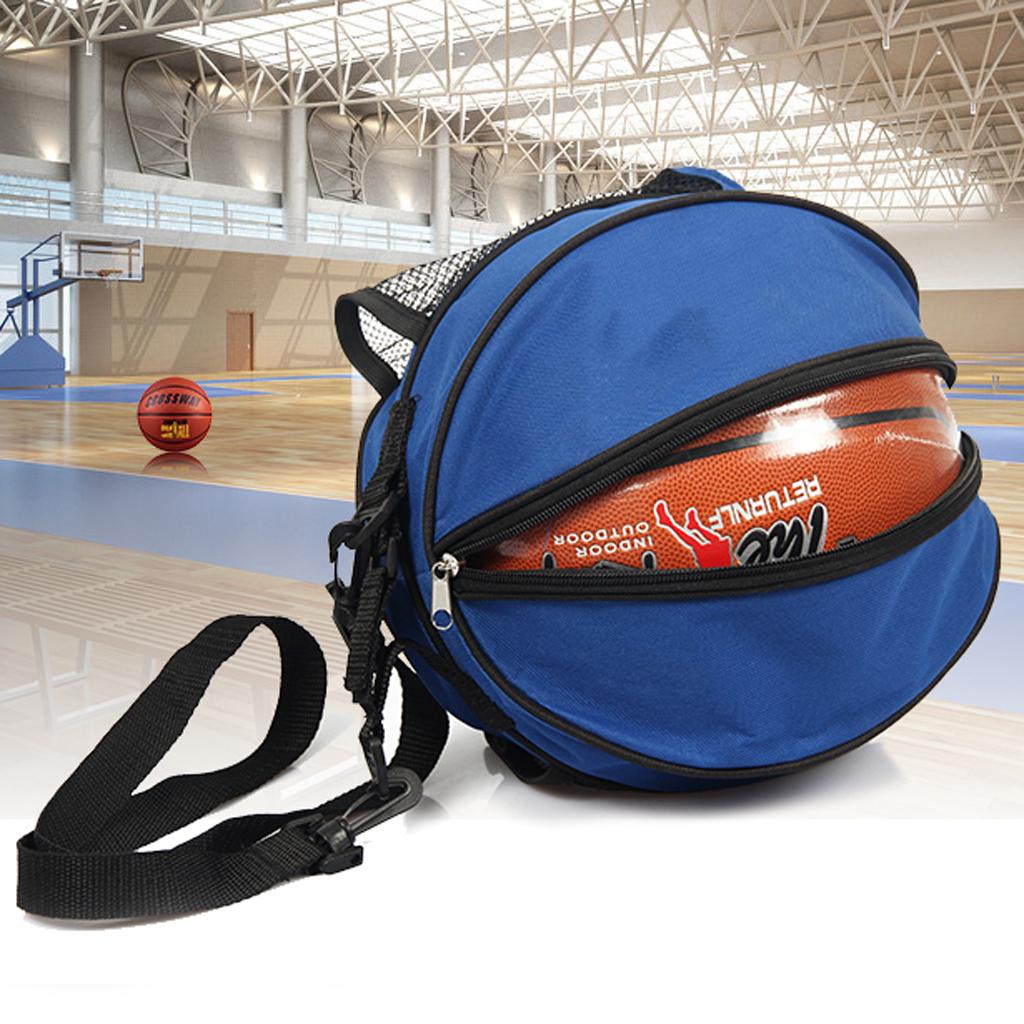 Waterproof Basketball Soccer Carrying Bag Volleyball Handbag Case with Adjustable Shoulder Strap Blue/Black/Red