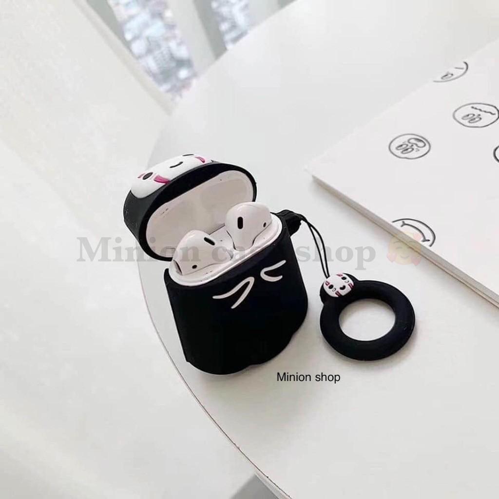 Hình ảnh Bao Case Ốp dành cho  airpod 1 và 2, tai nghe bluetooth i11,i12, i100, i9s... silicon 3D vô diện  cao cấp