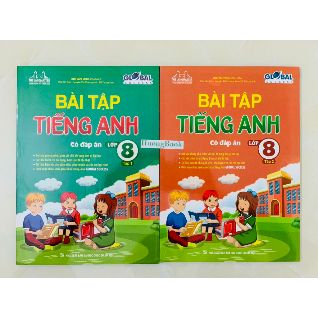 Sách - Bài tập tiếng anh lớp 8 tập 2 GLOBAL SUCCESS (có đáp án) ( MT )