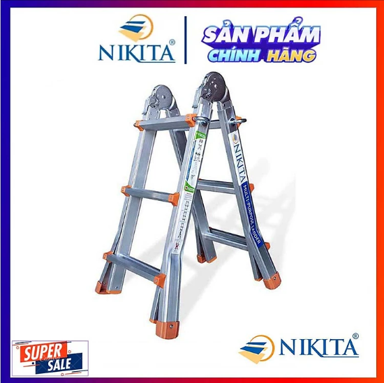 Thang Nhôm Trượt Đa Năng 3.4 Mét AD03