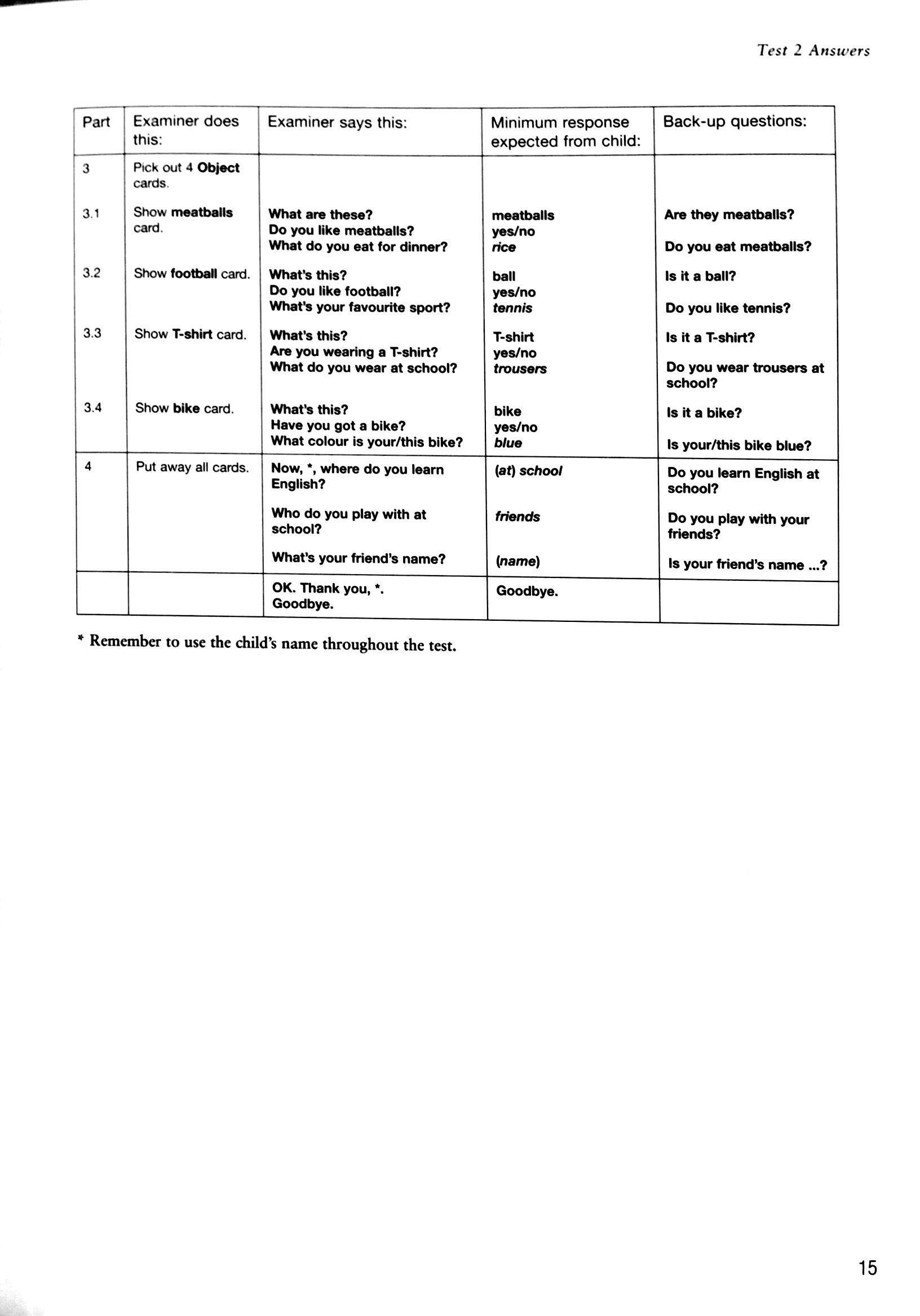 Cambridge English Young Learners 2 for Revised Exam from 2018 Starters Answer Booklet: Authentic Examination Papers