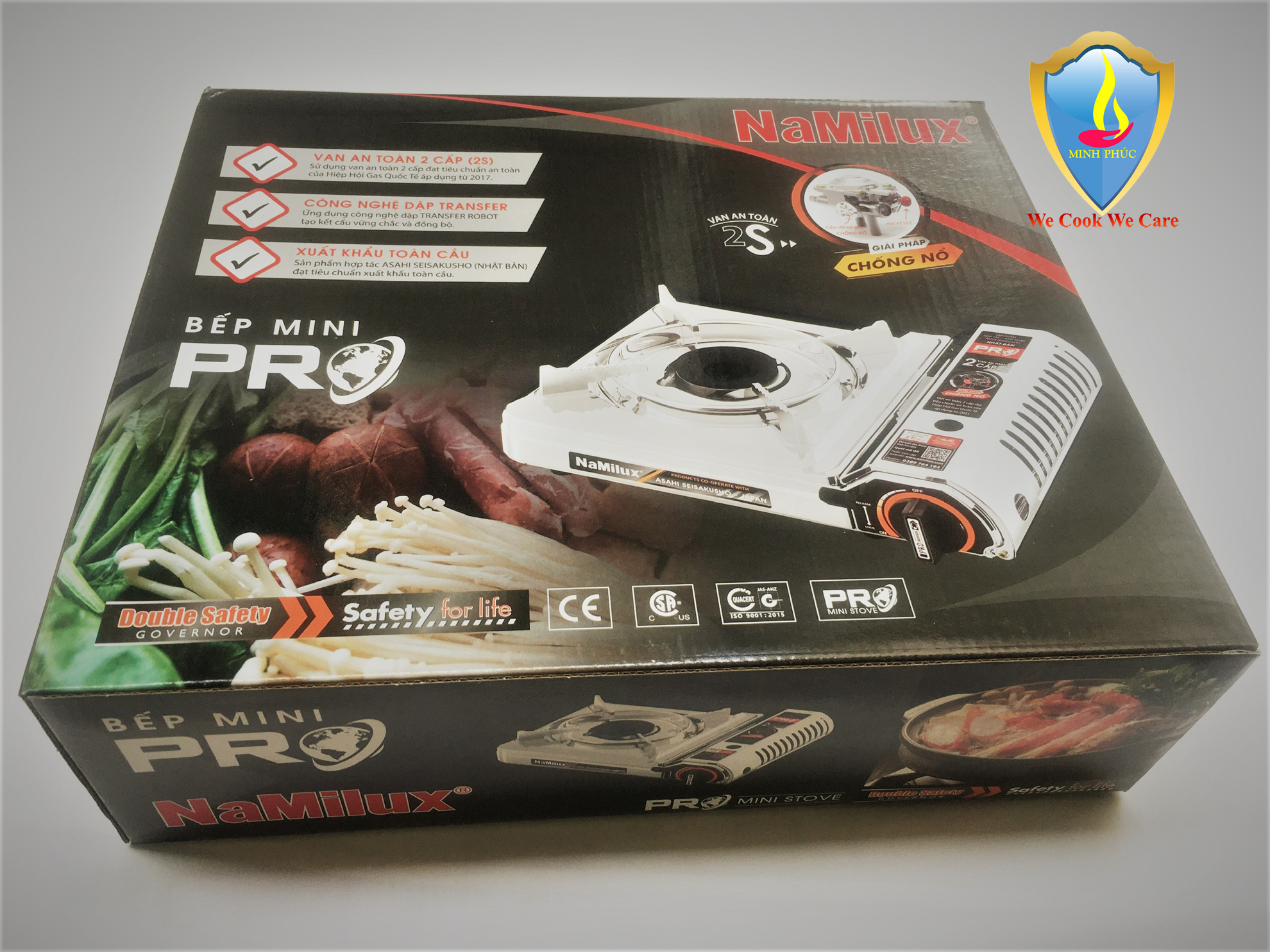 Bếp du lịch mini PRO Namilux PL2021AS - HÀNG CHÍNH HÃNG NAMILUX