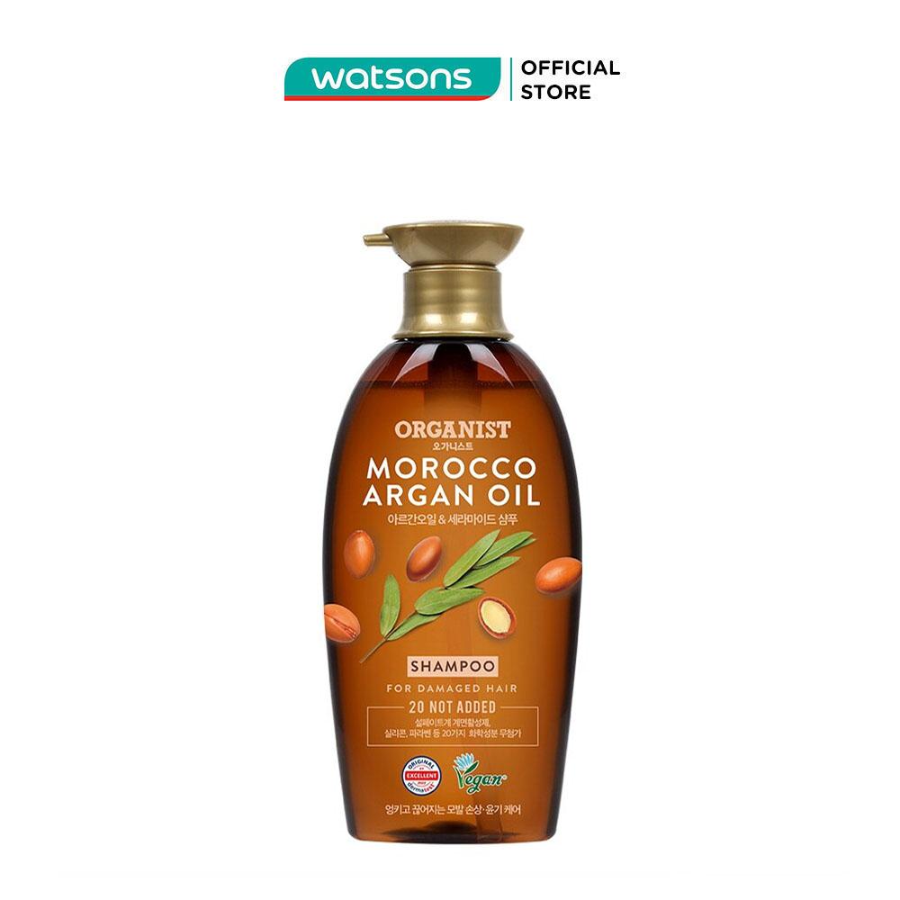 Dầu Gội Organist Argan &amp; Repair Shampoo Tinh Dầu Morocco Argan Dành Cho Tóc Hư Tổn 500ml