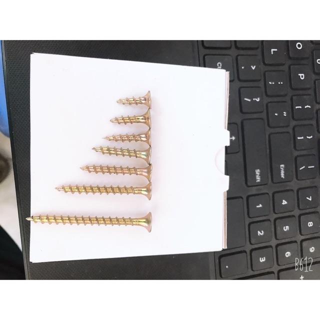 Vít vàng vặn gỗ, vít bắn gỗ vàng - nhiều kích thước dễ dàng lựa chọn - chuyên dùng bắn gỗ, vặn gỗ