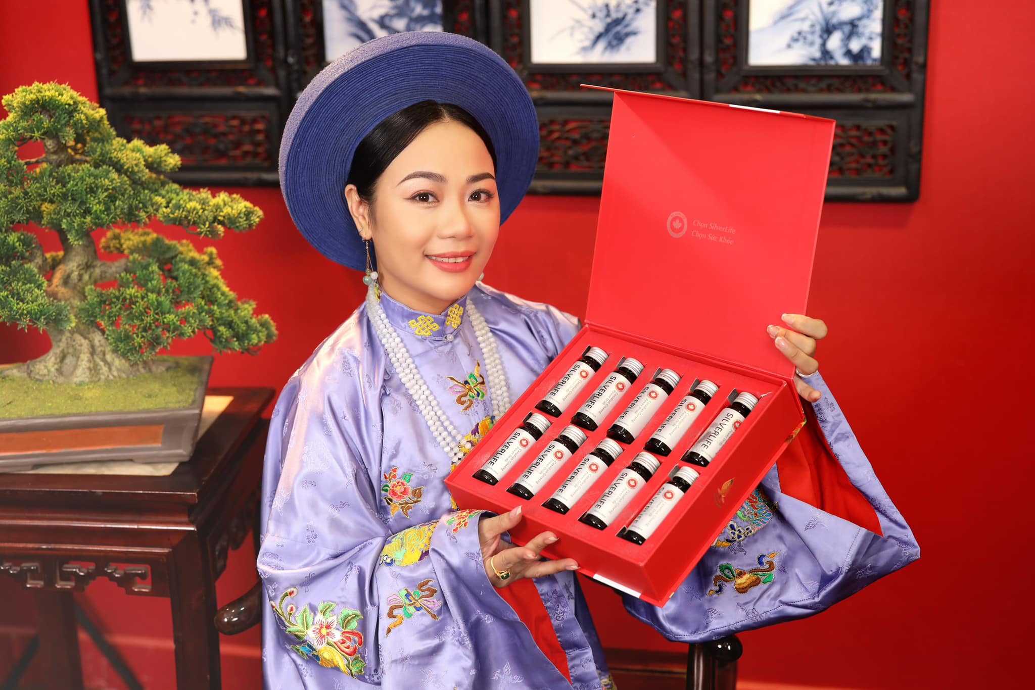 Nước uống tinh chất nhân sâm Canada Silverlife | Thơm ngon bổ dưỡng | Từ 100% nhân sâm Canada chính gốc và mật ong nguyên chất