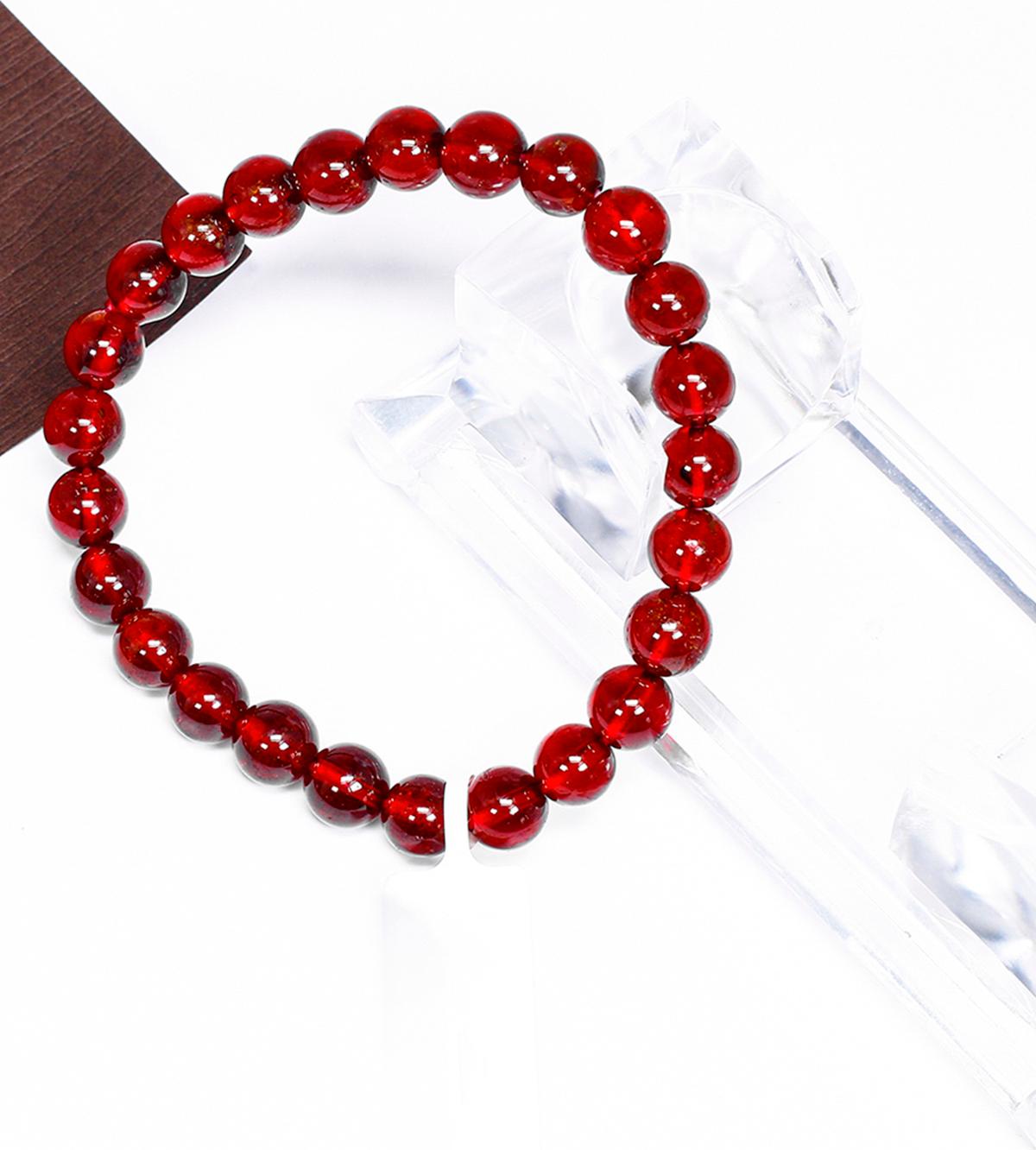 Vòng tay đá Garnet VIP mệnh hỏa, thổ - Ngọc Quý Gemstones