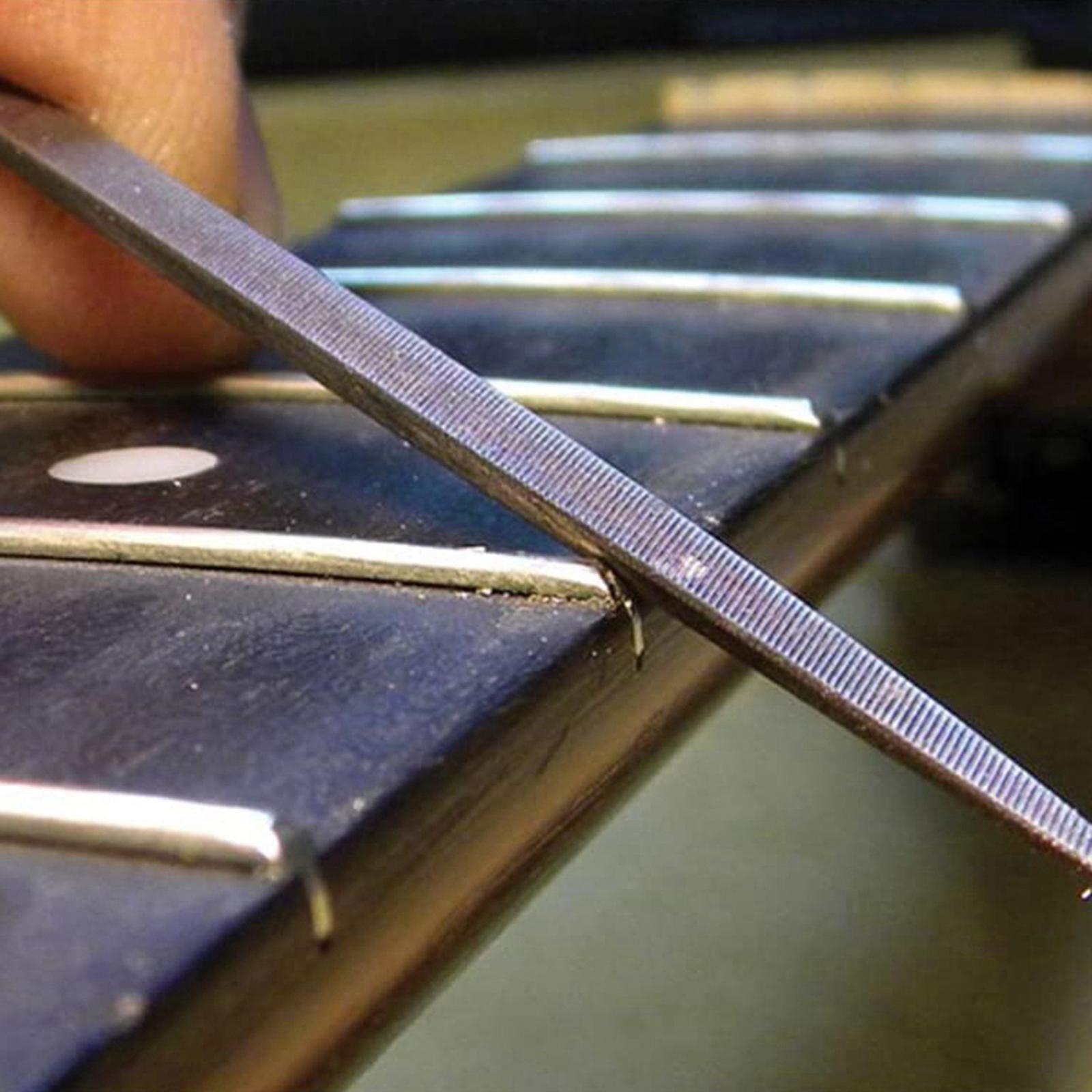 5Pcs Guitar Fret File Guitar Repairing Fret Leveling for Guitar Ukulele