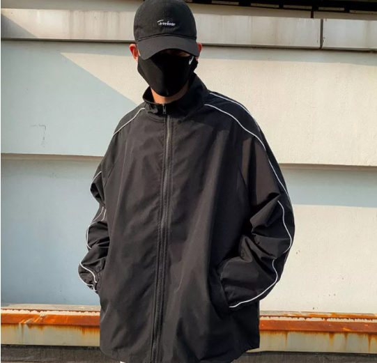 Áo khoác dù bomber Skull World chất dù ngoại 2 lớp form rộng Unisex nam nữ Couple đều mặc được