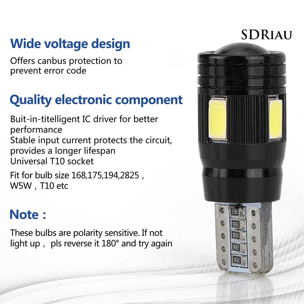Bóng Đèn Led T10-6 Siêu Sáng Cho Xe Hơi