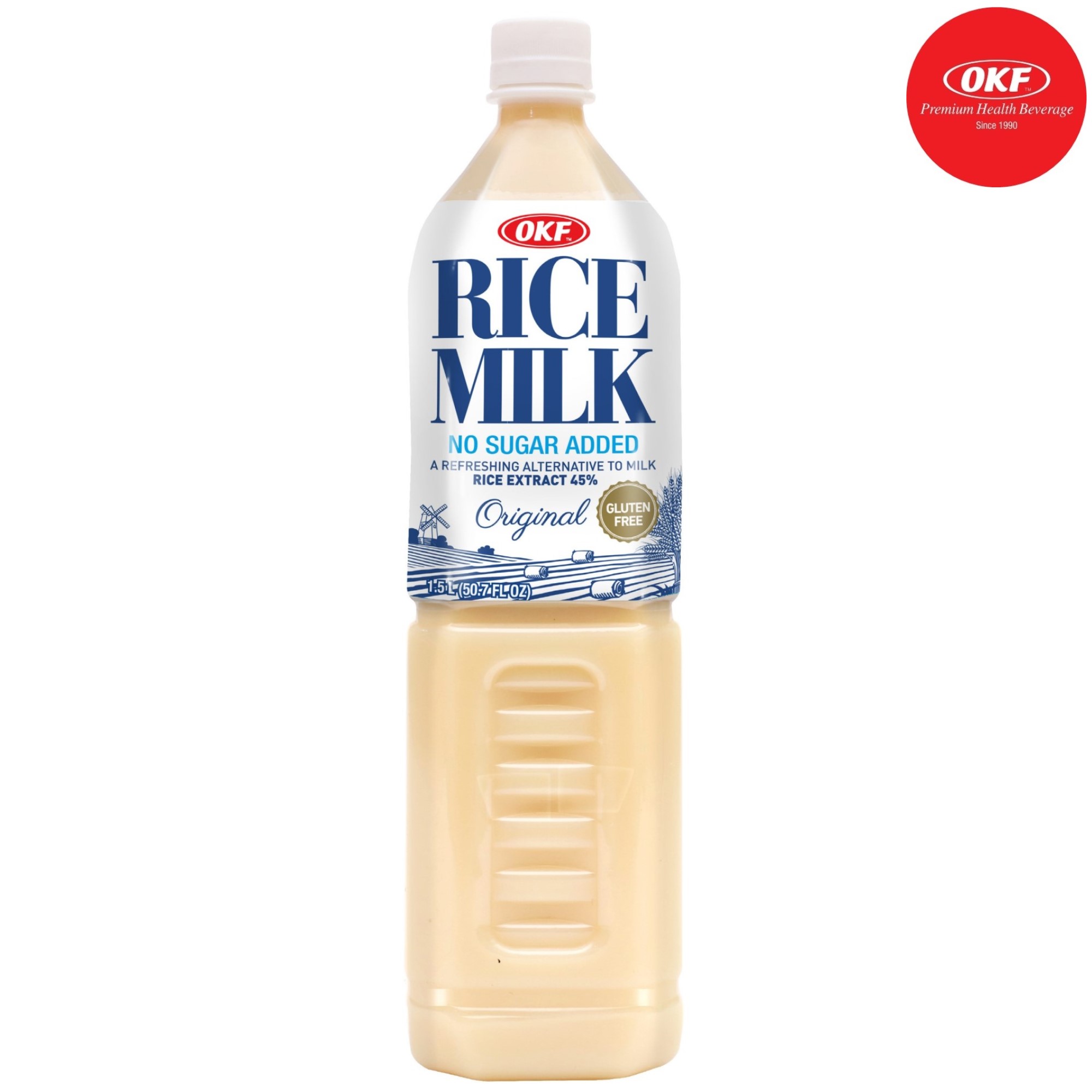 Sữa gạo không đường RICE MILK OKF Hàn Quốc 1500ml