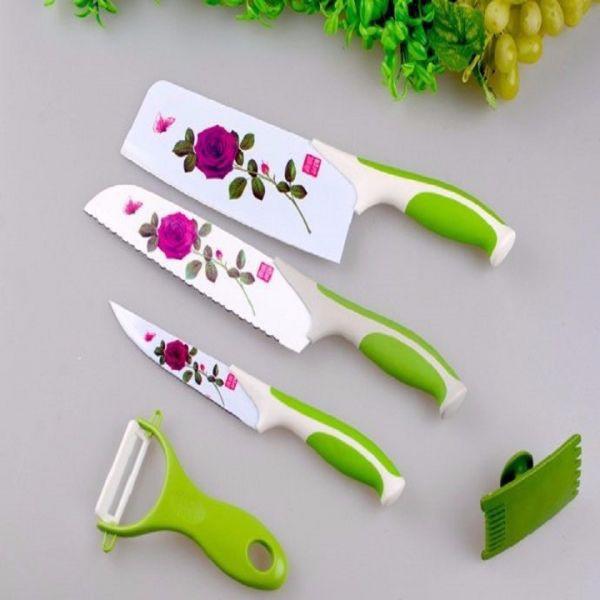 BỘ DAO NHẬT 5 MÓN HOA VĂN