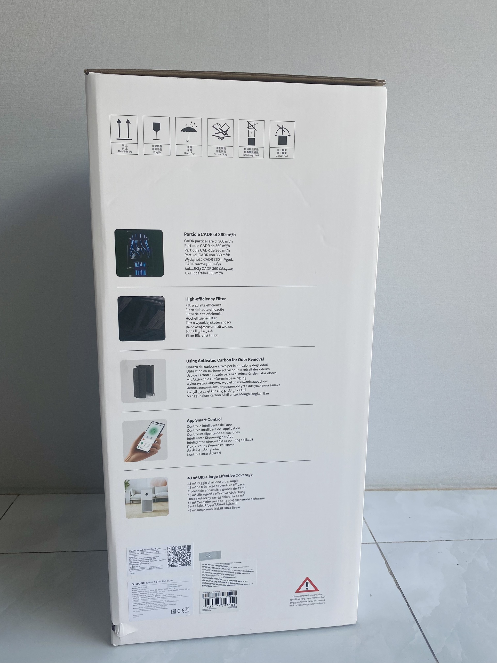 Máy lọc không khí Xiaomi Air Purifier 4 Lite – HÀNG CHÍNH HÃNG DIGIWORLD