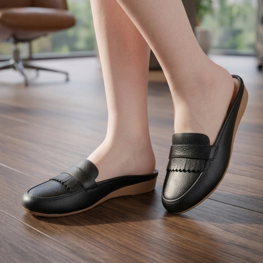 Dép Sục Nữ Cao Cấp Thời Trang TiTi ĐÔ Đế 3cm – Da Mềm Đi Cả Ngày Không Mỏi DNU2188
