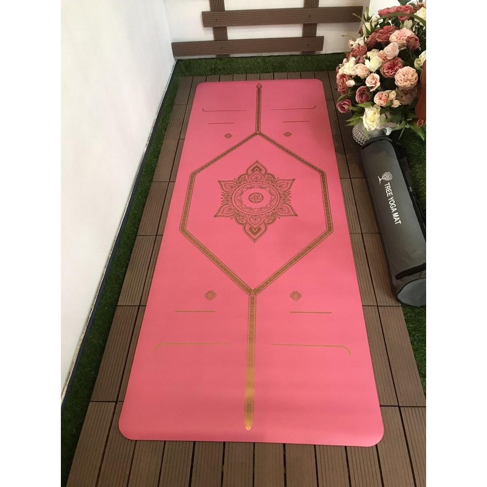 Thảm yoga cao su cao cấp chống trượt tốt làm từ cao su thiên nhiên bảo hành 12 tháng