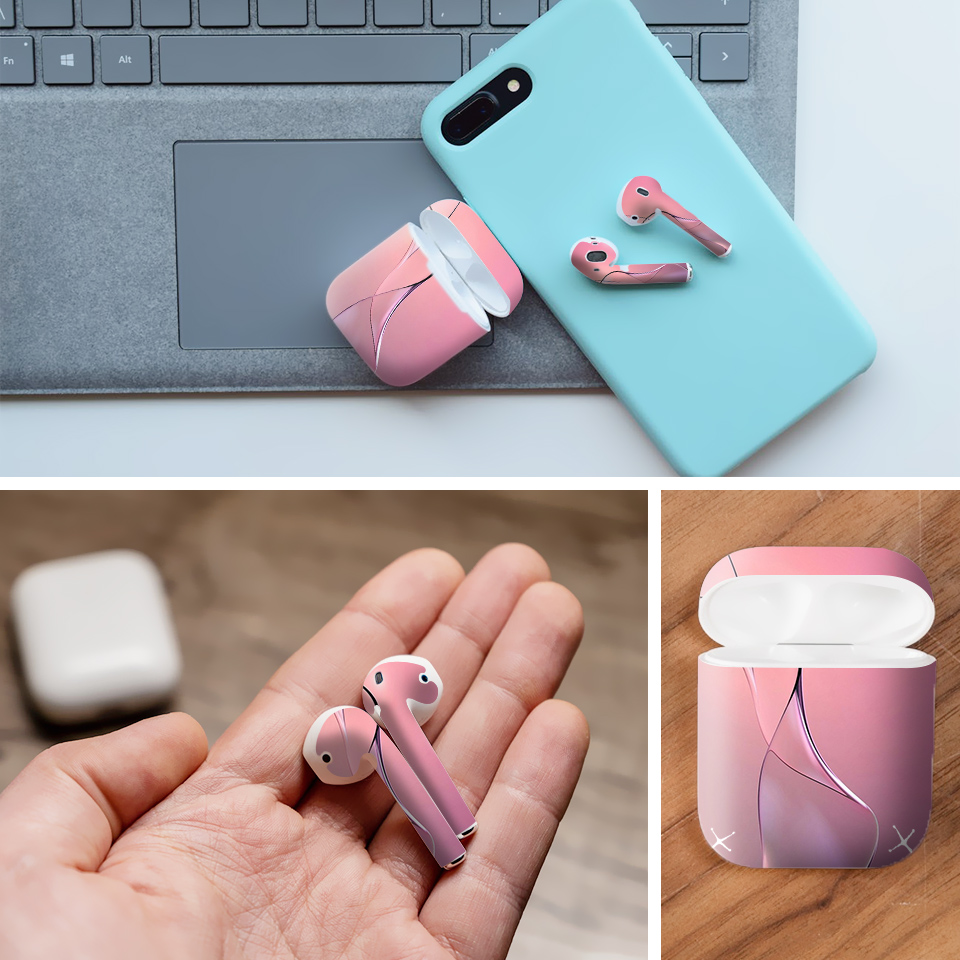 Miếng dán skin chống bẩn cho tai nghe AirPods in hình Họa tiết - HTx092 (bản không dây 1 và 2)