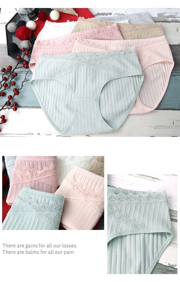 Quần lót bầu cotton cạp thấp thoáng khí thoải mái, thời trang dành cho phụ nữ mang thai