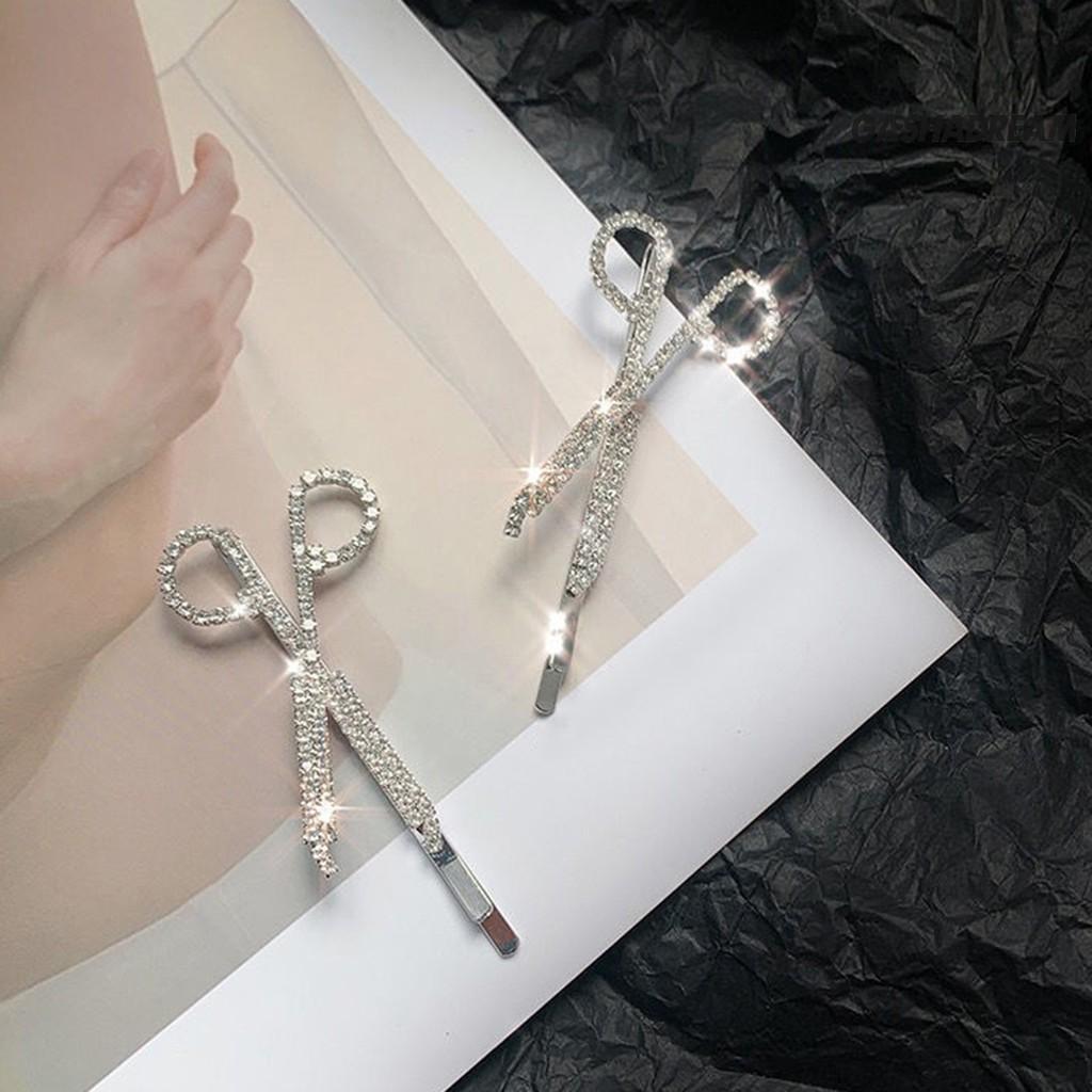 Set 6 Kẹp Tóc Đính Đá Và Ngọc Trai Giả Thời Trang Cho Nữ