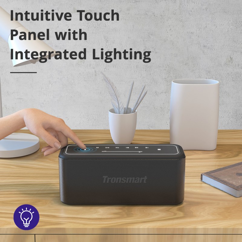 Loa Bluetooth 5.0 Tronsmart Element Mega Pro Công suất 60W Hỗ trợ TWS và NFC ghép đôi 2 loa - Hàng chính hãng