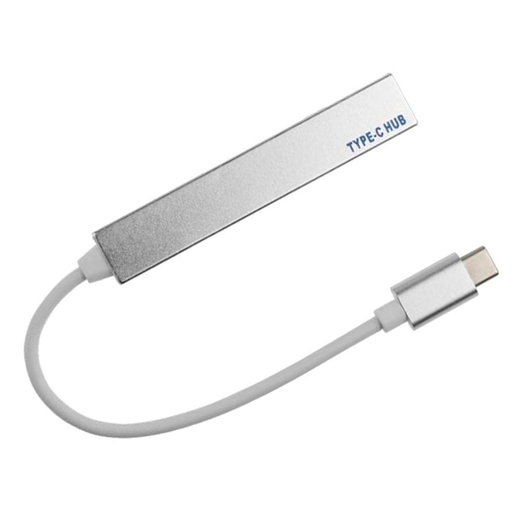 Type-C to USB3.0 4 Port Hub Box Splitter Power