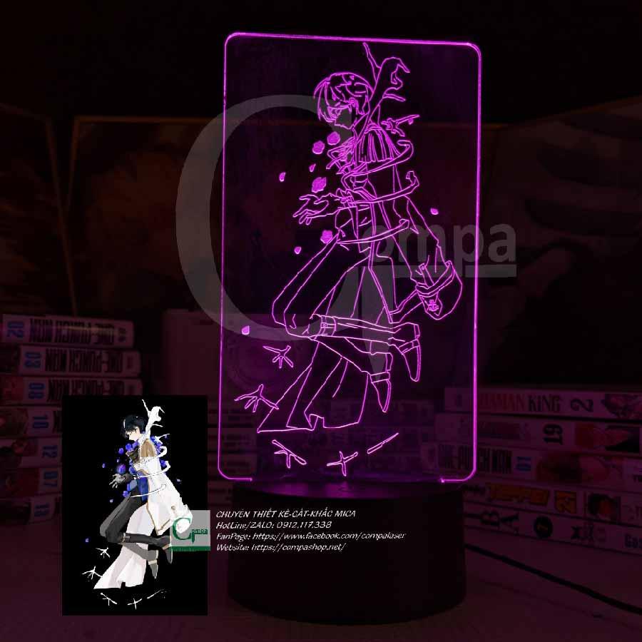 Đèn Ngủ Led 3D Ấn Tượng - Đèn Trang Trí Phòng Ngủ Type 02 16 MÀU TUỲ CHỈNH LED0102