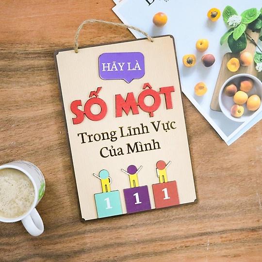 Bảng Gỗ Khẩu Hiệu Trang Trí Văn Phòng, Slogan Tạo Động Lực Làm Việc Nhiều Mẫu Độc Đáo Mẫu 33-&gt;43 SLOGAN