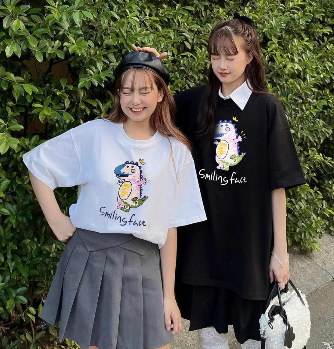 Áo thun nam nữ khủng long