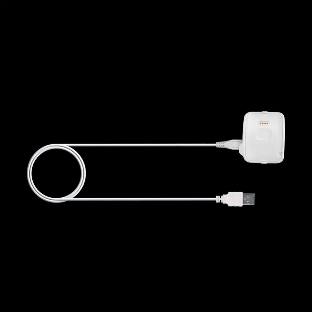 USB Charger Dock Station Cradle Cable Adapter for Samsung Gear S R750 White