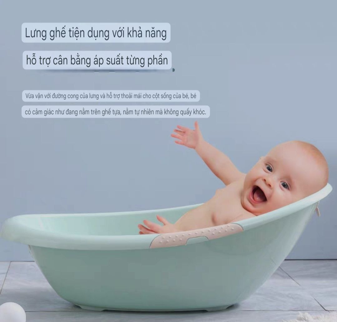 CHẬU TẮM CHO BÉ CHẬU TẮM NHẬT KÈM VÕNG TẮM MÀU &amp; KIỂU DÁNG PHONG CÁH HÀN QUỐC NHẬT BẢN