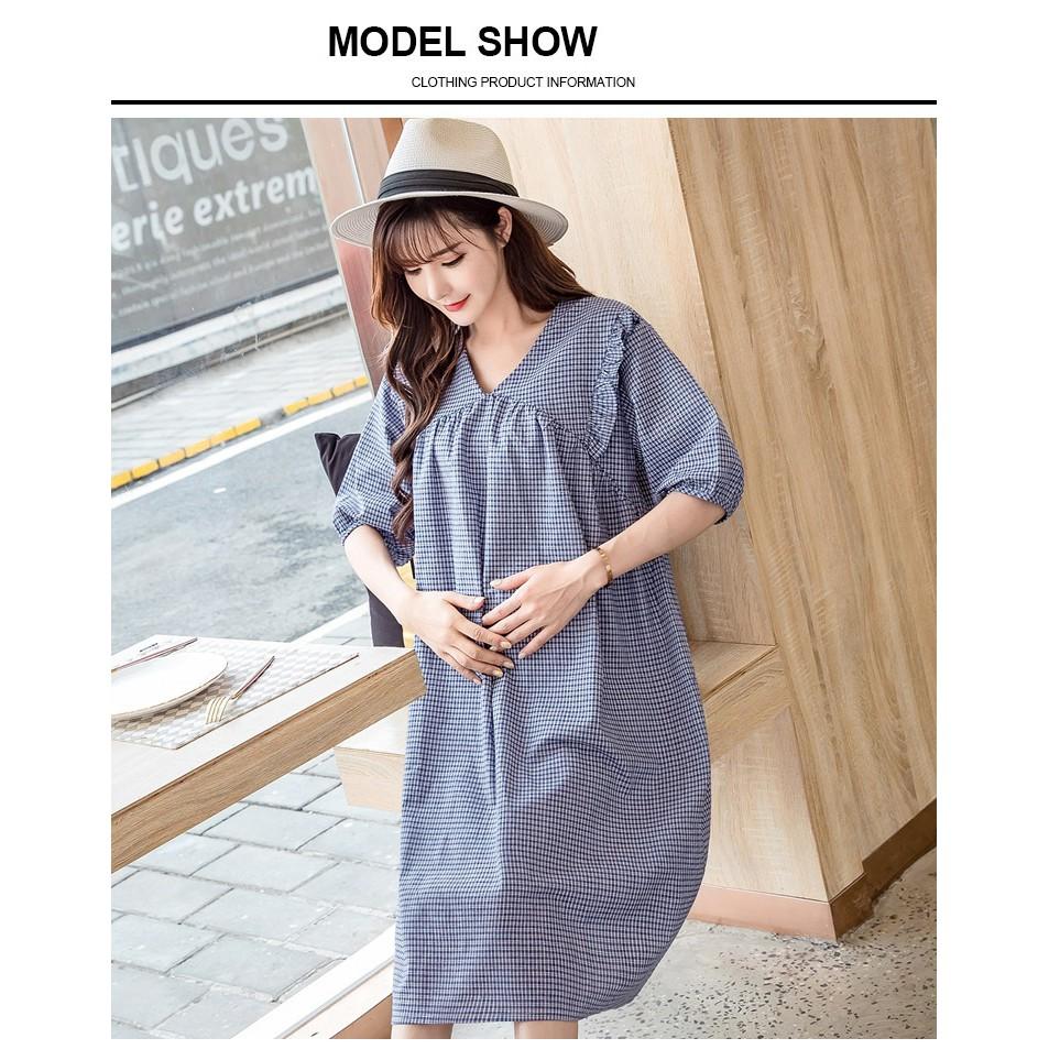 VÁY CARO CỔ TIM TAY BO