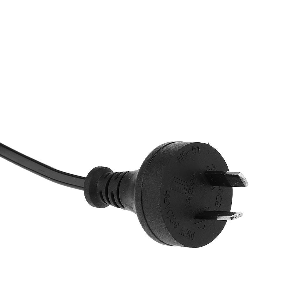 2X Reptile Heating Light UVA UVB Bulb Lamp Holder E27 AU Plug Black