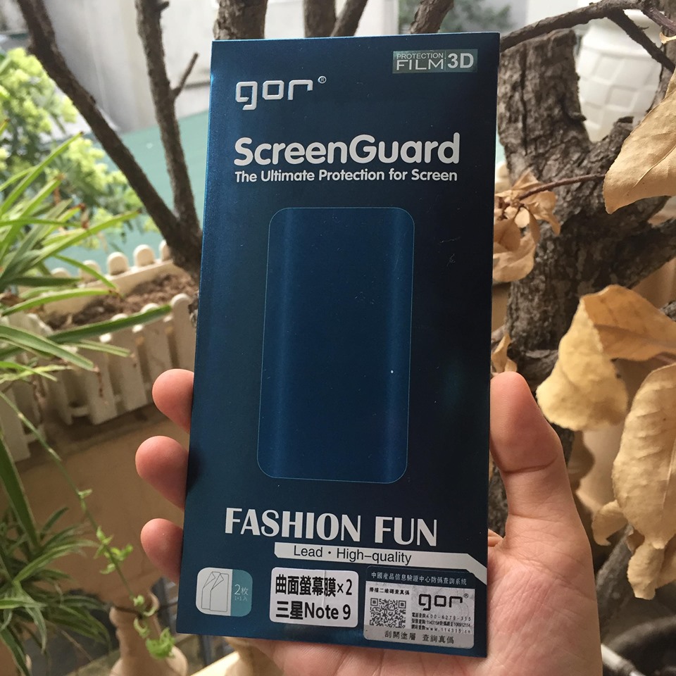 Dán màn hình Samsung Galaxy Note 9 3D full GOR - Hàng nhập khẩu