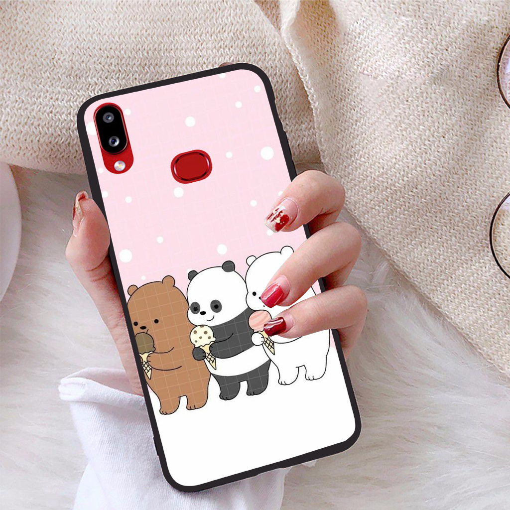 Ốp lưng dành cho Samsung Galaxy A10S viền dẻo TPU bộ sưu tập Chúng ta là gấu - Hàng chính hãng