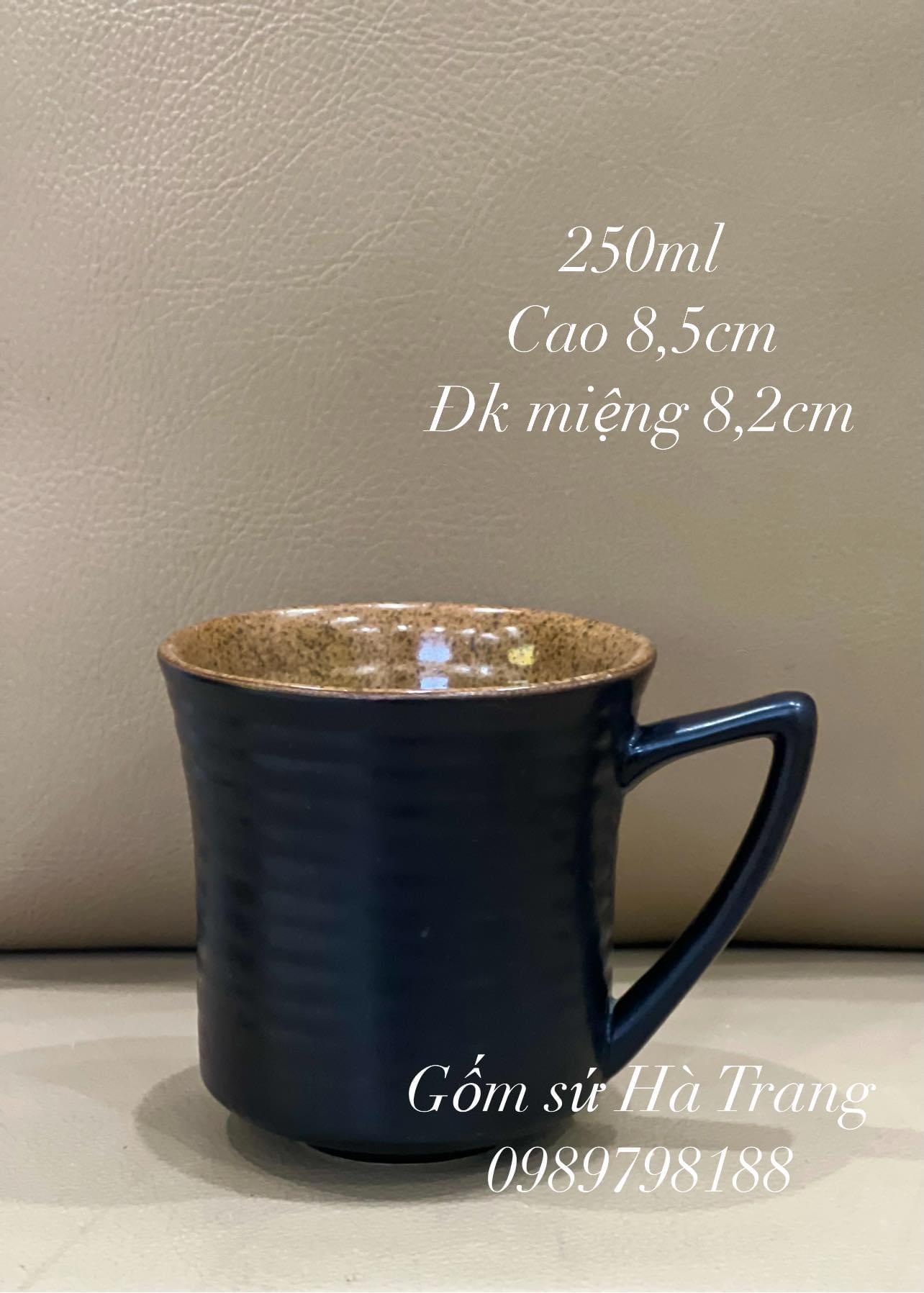 Cốc gốm sứ Bát Tràng cao cấp dung tích 250ml