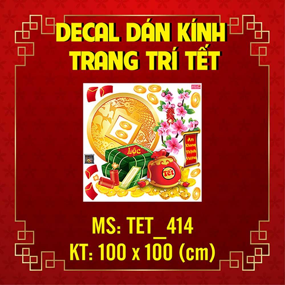 DECAL TRANG TRÍ TẾT 2023 COMBO SỐ 102