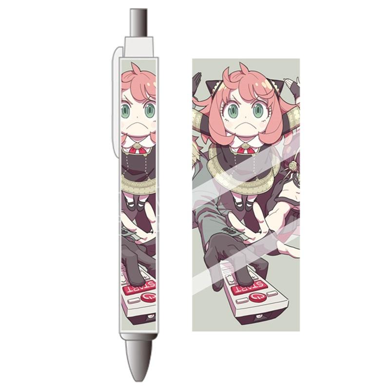 Bút Bi Tự Động 1.0mm In Hình Anime Cho Học Sinh