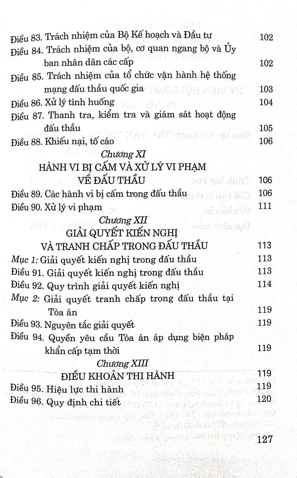 Luật đấu thầu (hiện hành) (sửa đổi, bổ sung năm 2016, 2017, 2019, 2020, 2022)