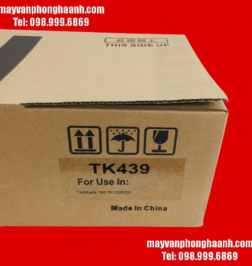 Mực Kyocera TK 439 dùng cho máy  Photocopy Kyocera TASKalfa 180/181/220/221