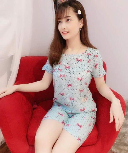 Đồ bộ mặc nhà, đồ ngủ Lanh lụa hàn sát nách siêu đẹp