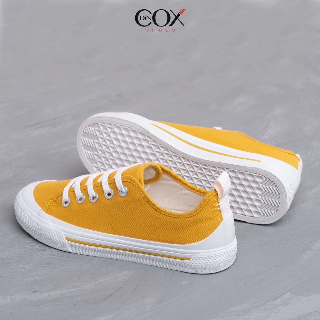 Giày Sneaker Nữ Dincox/Coxshoes C20 Yellow Sang Trọng Đơn Giản - Yellow