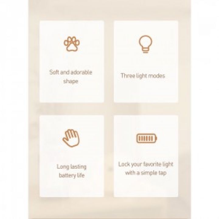 Đèn Ngủ Cảm Ứng Đổi Màu Thông Minh Cute