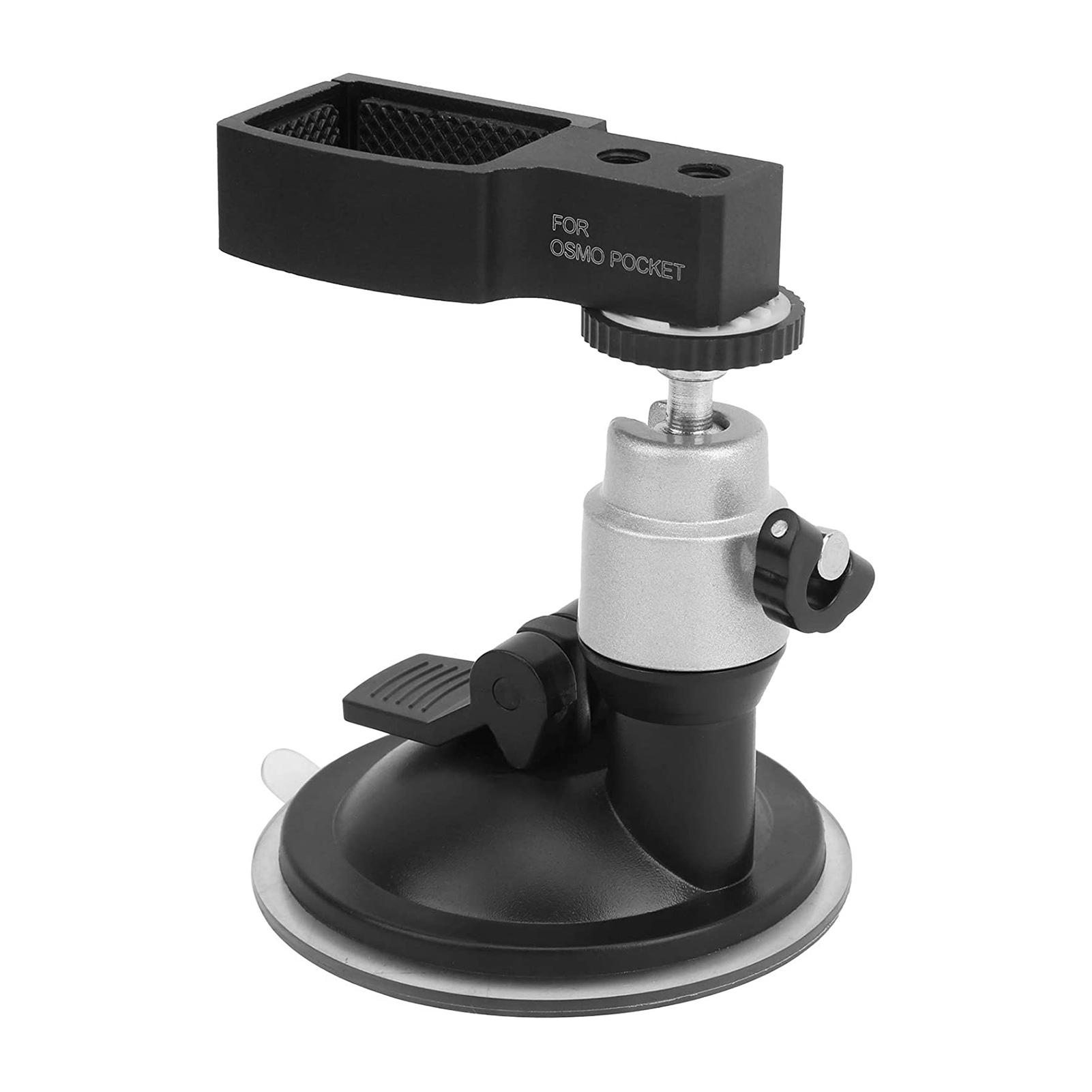 Camera Car Bracket Suction Cup Holder Windshield Mount Stand Aluminum Alloy Replacement for DJI Osmo Pocket/ Pocket 2