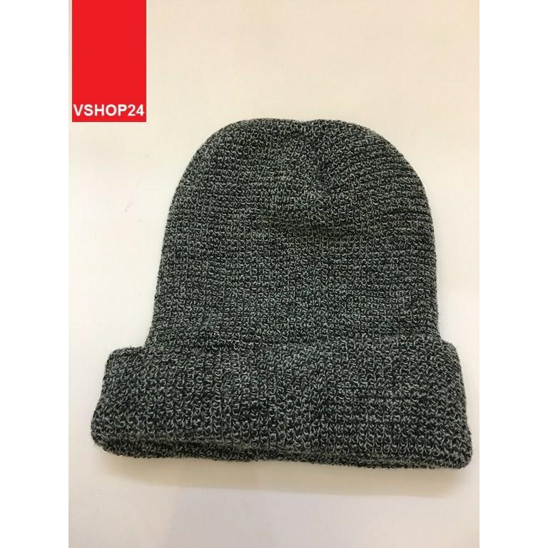 MŨ LEN BEANIE VNXK NY MÀU ĐEN 120 (CODE: MLE120)