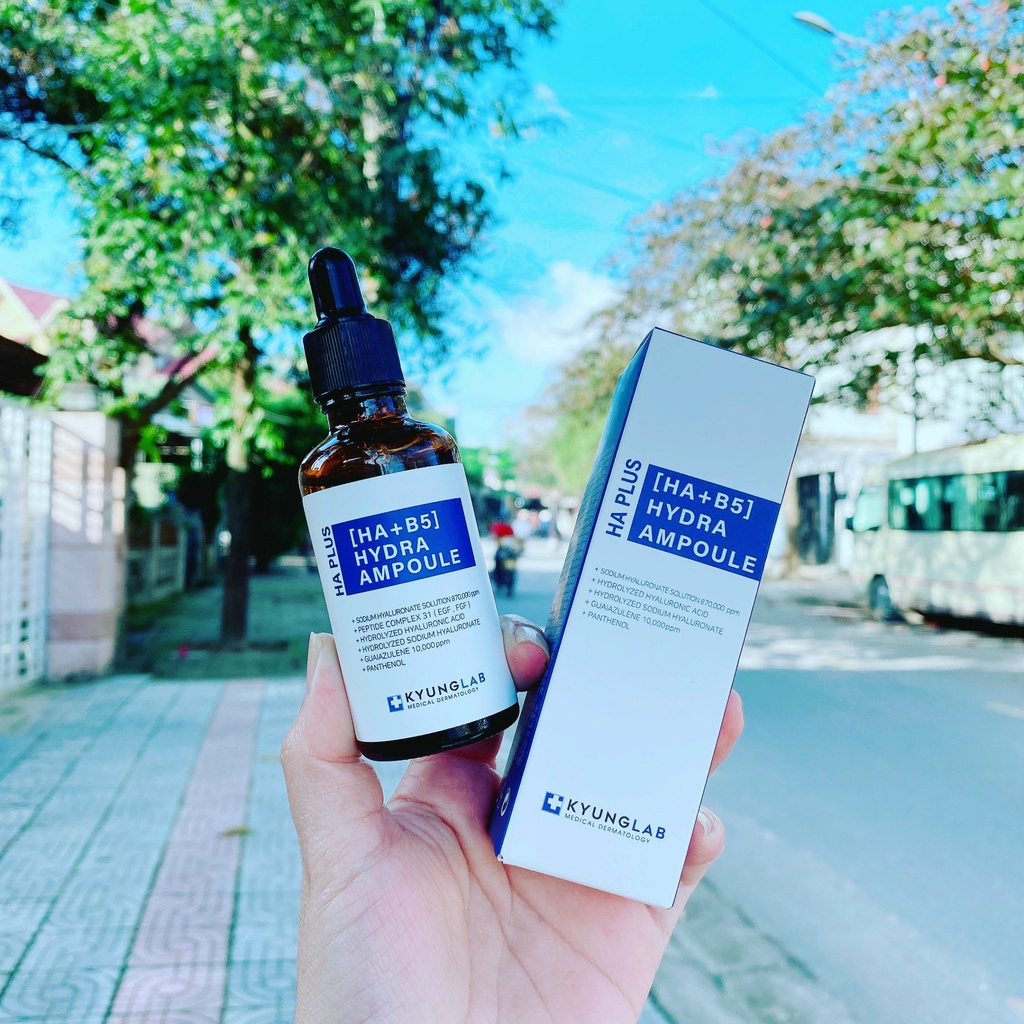 Tinh chất serum dưỡng da căng bóng da KYUNG LAB HA PLUS HA + B5 HYDRA AMPOULE 50ml chính hãng