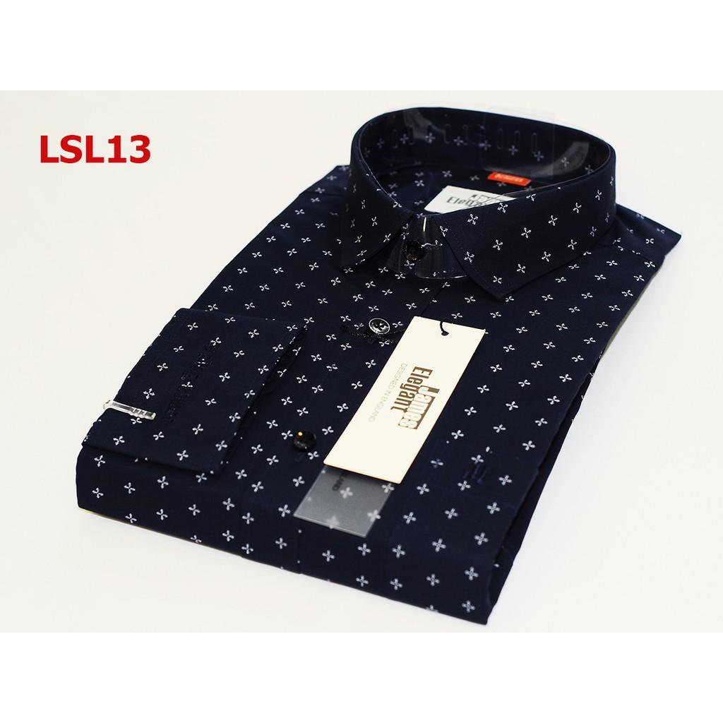 Sơ mi nam dài tay hạng sang Luxury LSL13