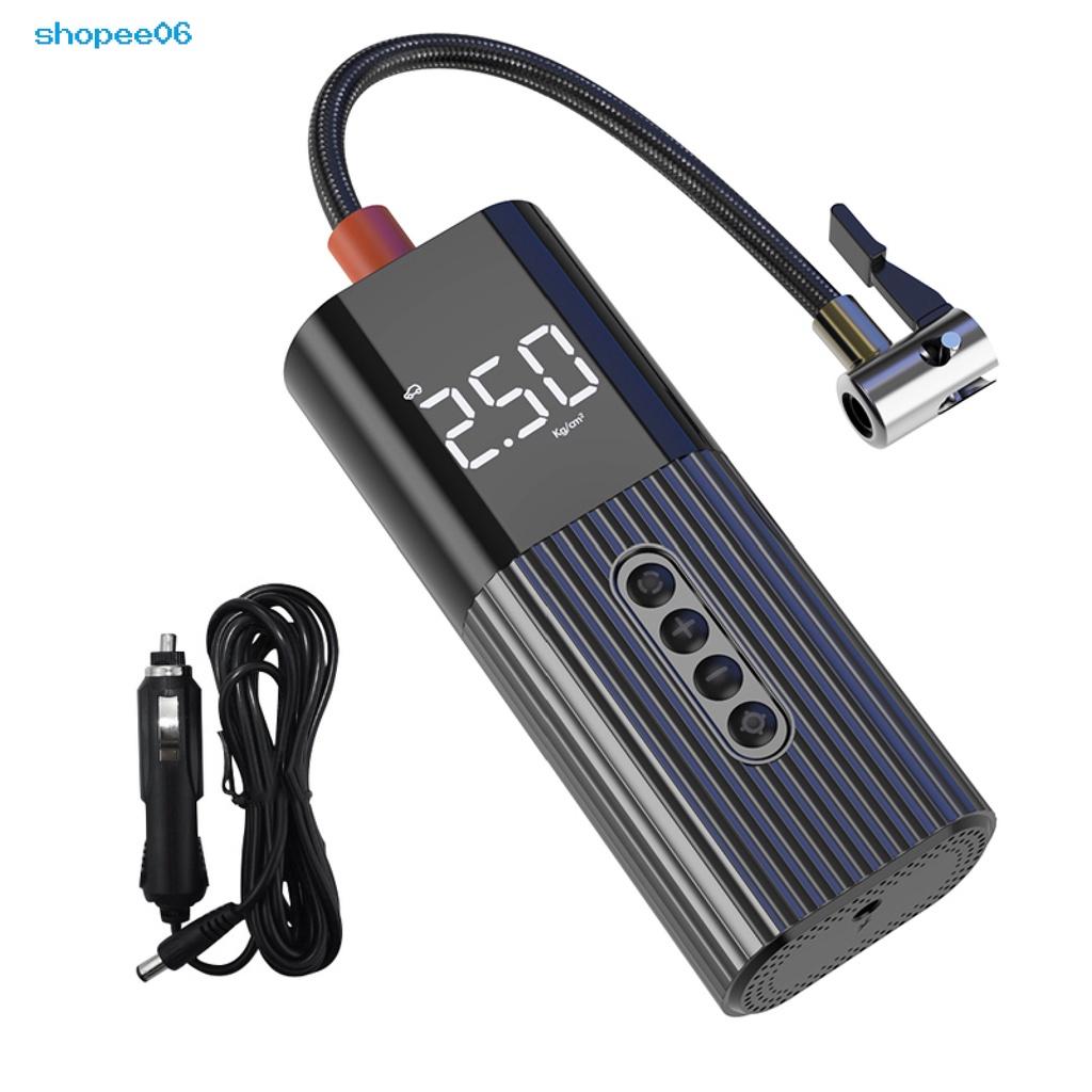 Máy bơm hơi thông minh 60W 12V đa năng cho xe máy/xe hơi