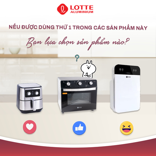 Nồi Chiên Không Dầu LOTTE, Lò chiên không dầu Lotte Kiêm lò vi sóng 23l ( Hàng chính hãng),Lò Nướng Đối